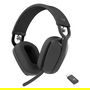 Logitech Zone Vibe Wireless UC Auriculares Inalámbricos Bluetooth UC, USB, Grafito