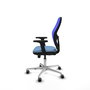 PIQUERAS Y CRESPO Silla de oficina Jorquera con mecanismo Sincro/Traslack Azul