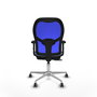 PIQUERAS Y CRESPO Silla de oficina Jorquera con mecanismo Sincro/Traslack Azul