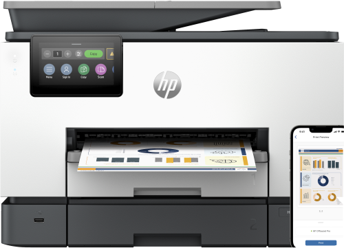 HP OfficeJet Pro 9130b Impresora Multifunción Inalámbrica a Color All-in-One con Impresión Doble Cara, Copiadora, Escáner y Fax, para Oficina, Gris Cemento HP OfficeJet Pro 9130b Impresora Multifunción Inalámbrica a Color All-in-One con Impresión Doble Cara, Copiadora, Escáner y Fax, para Oficina, Gris Cemento