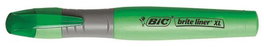 BIC Brite Liner XL Verde (Set de 10)