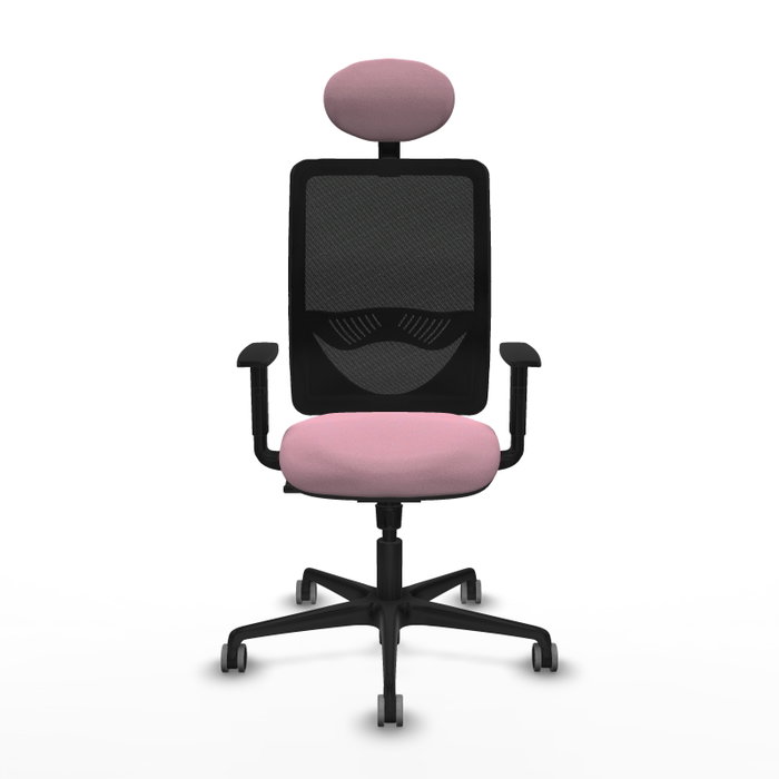 PIQUERAS Y CRESPO Silla de oficina Zulema Rosa con mecanismo Sincro PIQUERAS Y CRESPO Silla de oficina Zulema Rosa con mecanismo Sincro