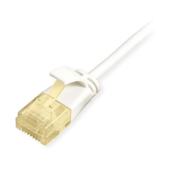 EQUIP Cable de Red Patch Cord RJ45 Cat6A U/UTP SlimFlex 1.5 m Blanco LSZH PoE+ 10 Gb/s 626004