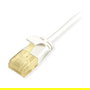 EQUIP Cable de Red Patch Cord RJ45 Cat6A U/UTP SlimFlex 1.5 m Blanco LSZH PoE+ 10 Gb/s 626004