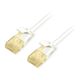 EQUIP Cable de Red Patch Cord RJ45 Cat6A U/UTP SlimFlex 1.5 m Blanco LSZH PoE+ 10 Gb/s 626004