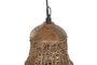 DKD Home Decor Lamps 2c 24 Lámpara Techo Balines Natural 75 x 55 x 75 cm Fibra Hecho a mano