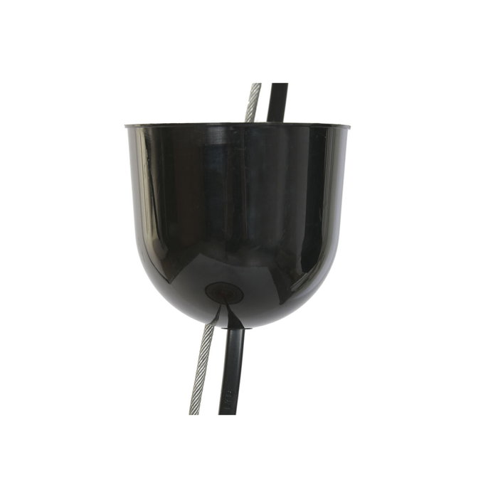 DKD Home Decor Lámpara de Techo de Fibra Hecha a Mano Natural