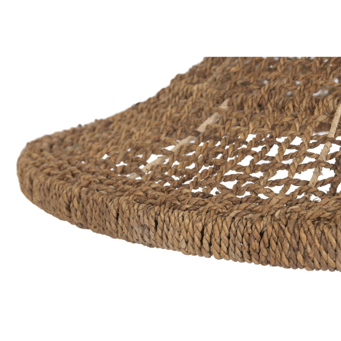 DKD Home Decor Lámpara de Techo de Fibra Hecha a Mano Natural