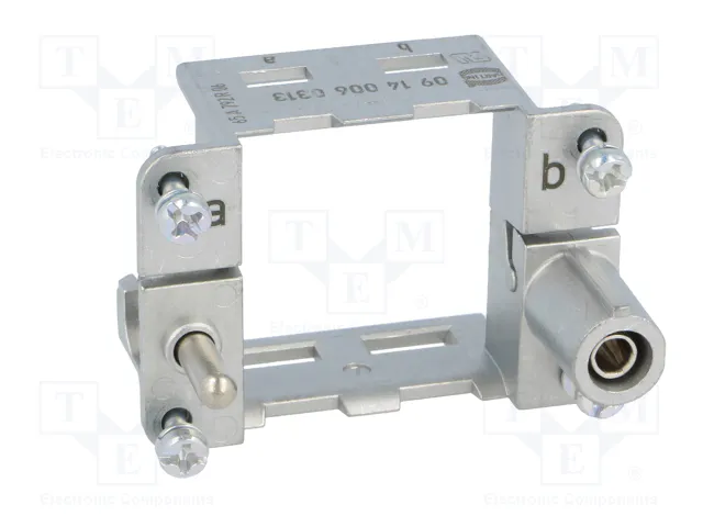 HARTING Marco de módulos Han-Modular® tamaño 6B, macho, 2 módulos