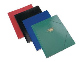 Carpeta Clasificadora Saro Carton Gofrado Nº10 Fº Prol.12 Dptos.Con Gomas Verde (Set de 5)