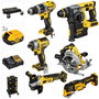 DeWALT DCK685P3T-QW Set de herramientas a batería con taladro, atornillador y sierra