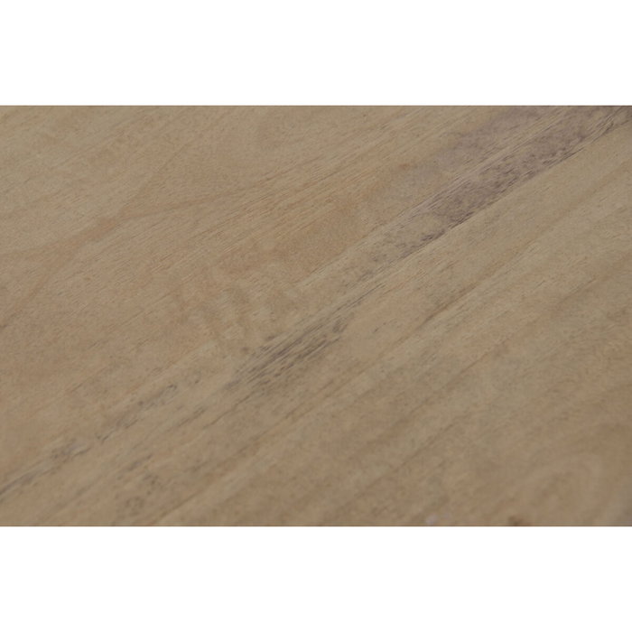 DKD Home Decor Escritorio Toscana Natural Blanco 133 x 68 x 75 cm con 5 Cajones