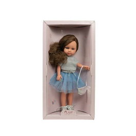 Muñecas Arias Muñeca Elegance Chic Kids Carlota 36 cm con Pelo, Cuerpo de Vinil