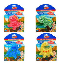 Juego Supertite Espuma De Moldeado 7G Dinosaurio (Set de 12)