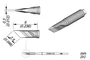 JBC TOOLS Punta de soldadura tipo cuchillo 2,5x0,3mm