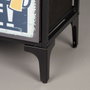 Color Baby Max Home-Mueble Cómoda Vintage 4 Cajones 45X30X98 Cm