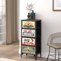 Max Home Mueble Cómoda Vintage 4 Cajones 45x30x98 cm