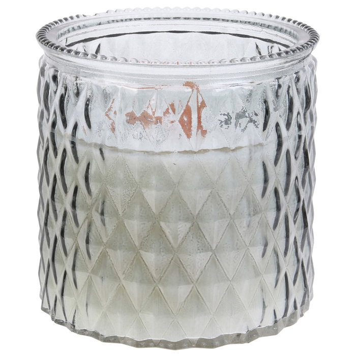 The Candle Factory Vela Perfumada en Vaso de Cristal con 2 Mechas de Madera Aromas Surtidos 650g 55h