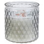 The Candle Factory Vela Perfumada en Vaso de Cristal con 2 Mechas de Madera Aromas Surtidos 650g 55h