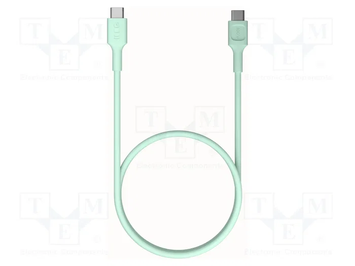 Green Cell KABGC100PF30MG Cable USB C a USB C Verde 0,3 m Green Cell KABGC100PF30MG Cable USB C a USB C Verde 0,3 m