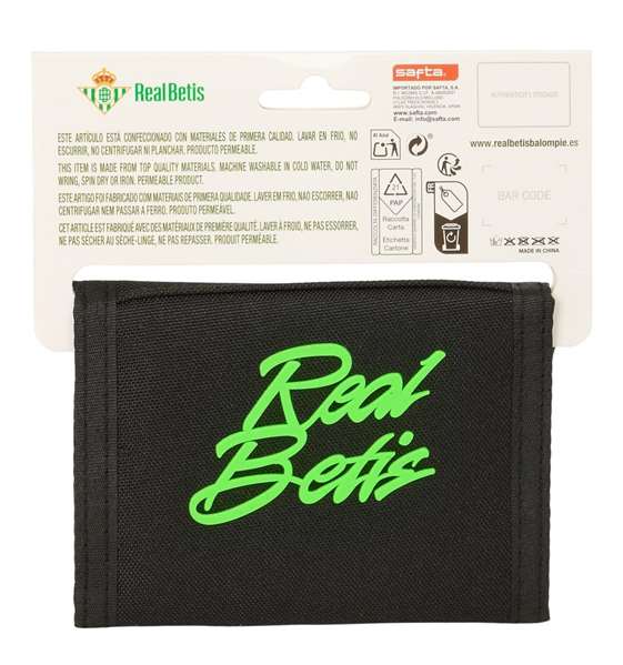 Safta Billetera Real Betis Balompié 12,5x9,5 cm Safta Billetera Real Betis Balompié 12,5x9,5 cm