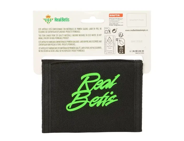Safta Billetera Real Betis Balompié 12,5x9,5 cm Safta Billetera Real Betis Balompié 12,5x9,5 cm