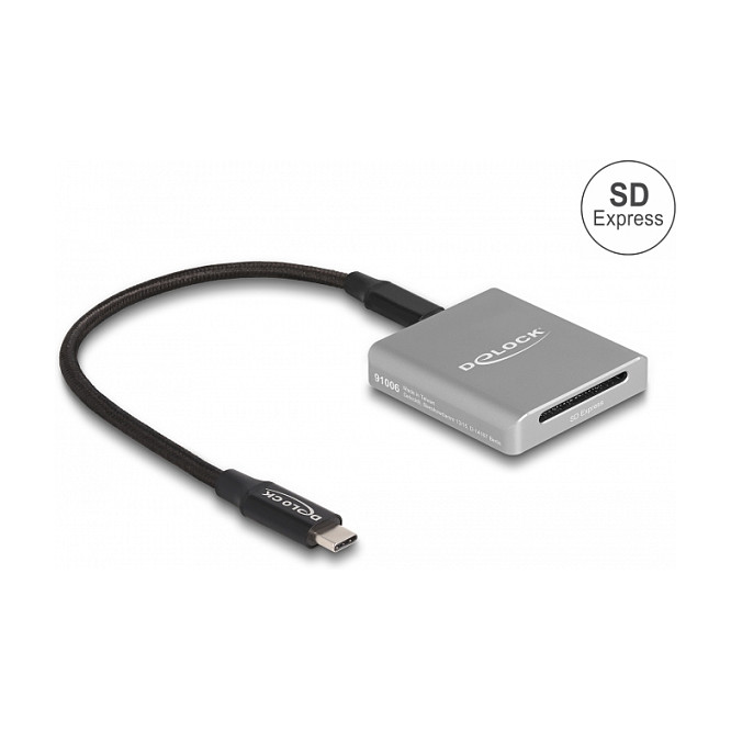 DeLOCK 91006 Lector de tarjetas USB Type-C para SD Express