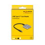 DeLOCK 91006 Lector de tarjetas USB Type-C para SD Express
