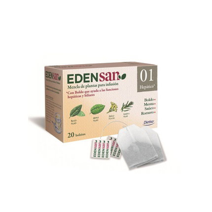 DIETISA Edensan 01 Hepático 20 filtros DIETISA Edensan 01 Hepático 20 filtros