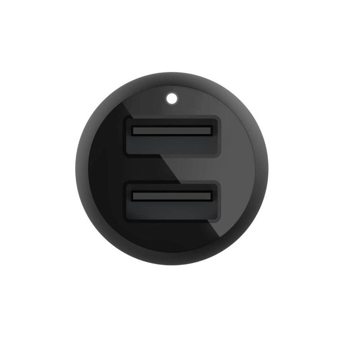 Belkin BOOST↑CHARGE Cargador de coche doble USB-A 24W Negro CCB001BTBK