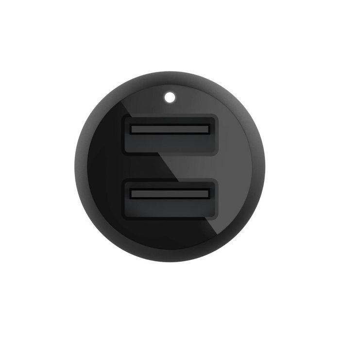 Belkin Cargador para Coche BoostCharge Doble USB-A 24W Negro