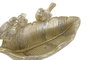 DKD Home Decor Centro de Mesa Resina Pájaros Dorado 32x19x13 cm
