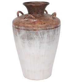 DKD Home Decor Jarrón de Metal Bicolor 25x25x20 cm