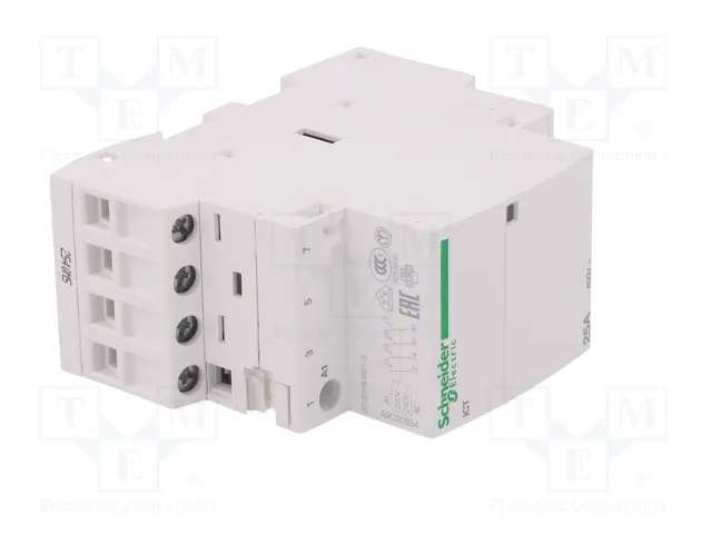 SCHNEIDER ELECTRIC Contactor 4-polar ICT 25A 230-240VAC NO x4 SCHNEIDER ELECTRIC Contactor 4-polar ICT 25A 230-240VAC NO x4