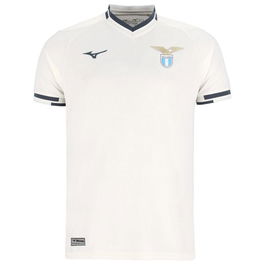 Camiseta de Fútbol de Manga Corta Hombre Mizuno Lazio Away Blanco 11-12 Años