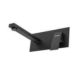 Grifo de baño monomando estilo clásico Negro Latón/Zinc Agua Caliente-Fría QLI-FA-4302