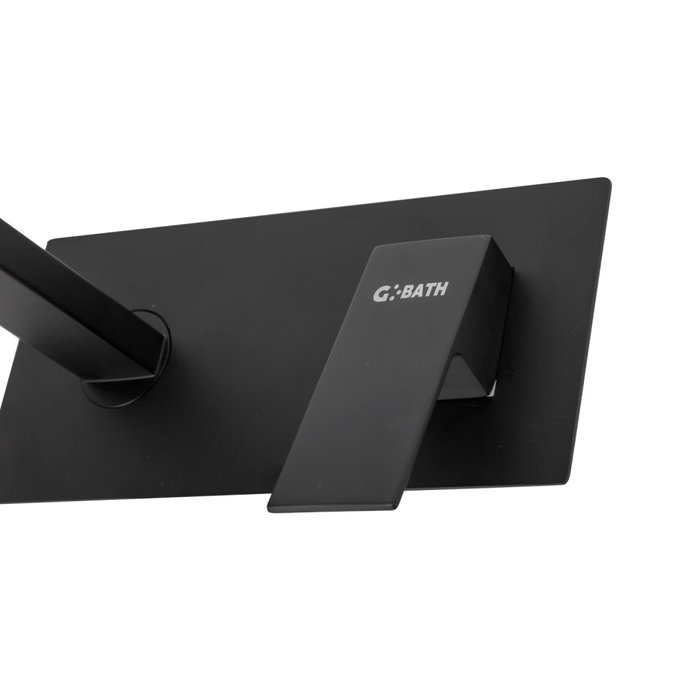 Grifo de baño monomando estilo clásico Negro Latón/Zinc Agua Caliente-Fría QLI-FA-4302