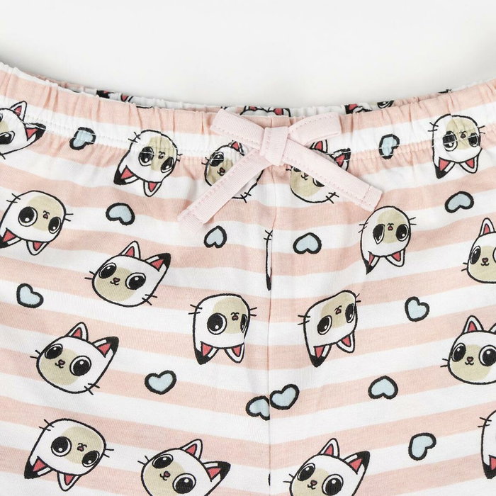 Cerdá Pijama Corto Single Jersey Gabby's Dollhouse, 4 Años, Rosa