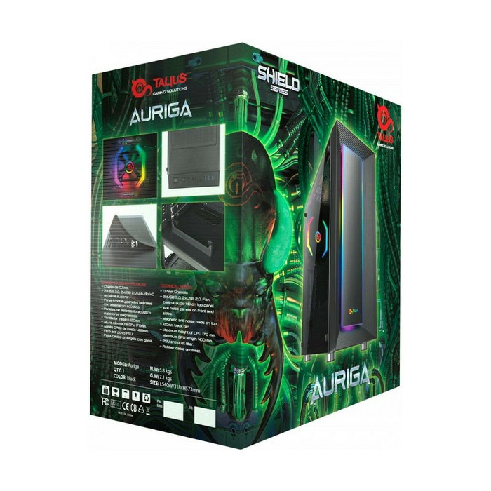 Talius Auriga Caja ATX Gaming con Cristal Templado y USB 3.0 Talius Auriga Caja ATX Gaming con Cristal Templado y USB 3.0