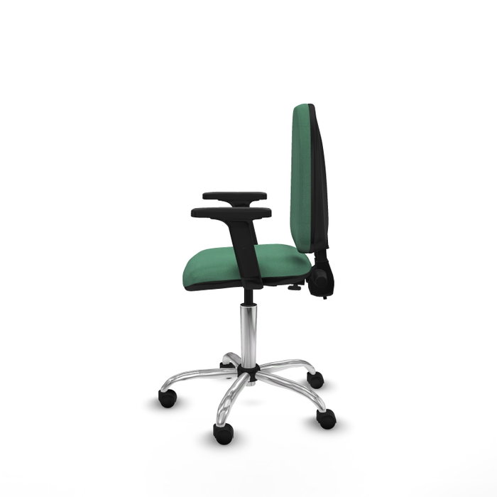 PIQUERAS Y CRESPO Silla de oficina Aýna Verde esmeralda con mecanismo de doble maneta PIQUERAS Y CRESPO Silla de oficina Aýna Verde esmeralda con mecanismo de doble maneta