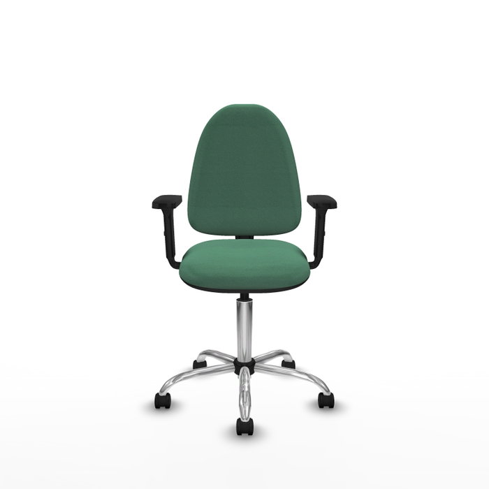 PIQUERAS Y CRESPO Silla de oficina Aýna Verde esmeralda con mecanismo de doble maneta PIQUERAS Y CRESPO Silla de oficina Aýna Verde esmeralda con mecanismo de doble maneta