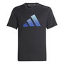 Camiseta de Manga Corta Infantil Adidas Icons Negro 45