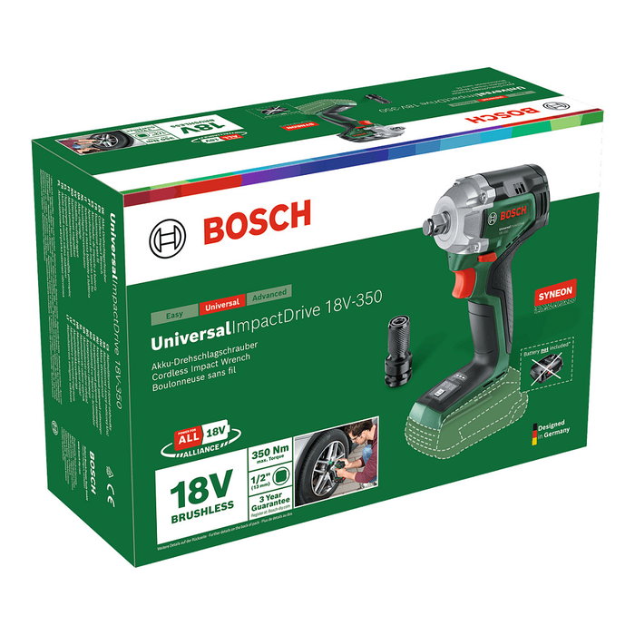 Bosch UniversalImpactDrive 18V-350 Taladro Atornillador Inalámbrico Bosch UniversalImpactDrive 18V-350 Taladro Atornillador Inalámbrico