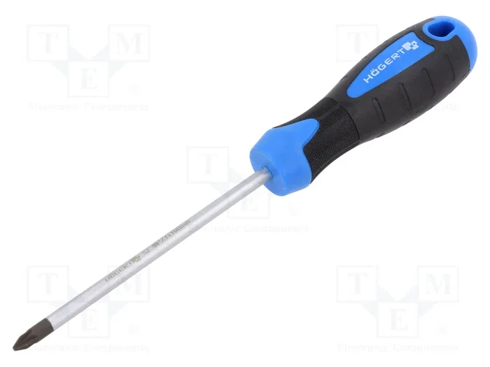 HÖGERT TECHNIK Destornillador estándar Pozidriv® PZ1 100 mm HÖGERT TECHNIK Destornillador estándar Pozidriv® PZ1 100 mm