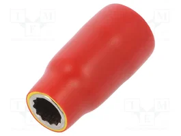 BAHCO Llave de vaso aislada 12 mm 1/2 pulgada 12-angulos