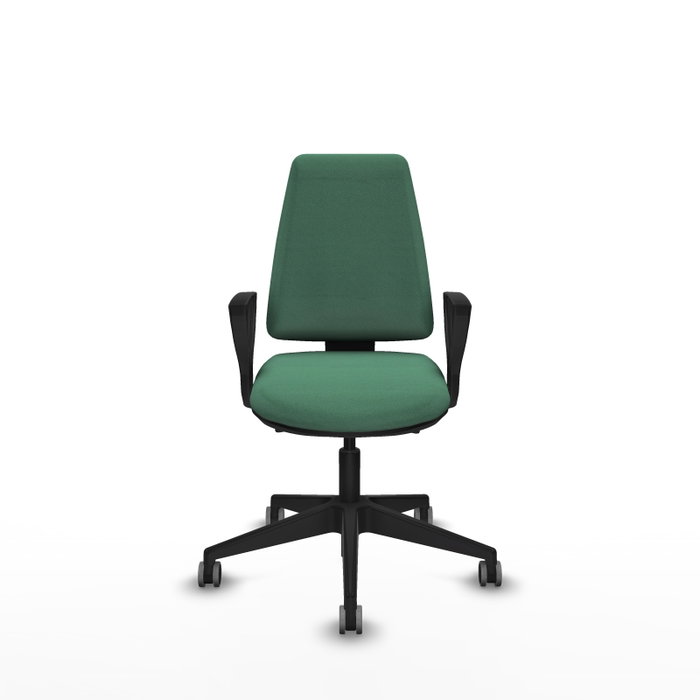 PIQUERAS Y CRESPO Silla de oficina Elche Verde esmeralda con mecanismo Asincro PIQUERAS Y CRESPO Silla de oficina Elche Verde esmeralda con mecanismo Asincro