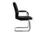 Q-connect Silla Pia Ve Escritorio Simil Piel Base Metalica Negro Altura Max 1050 mm