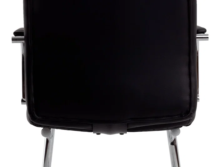 Q-connect Silla Pia Ve Escritorio Simil Piel Base Metalica Negro Altura Max 1050 mm