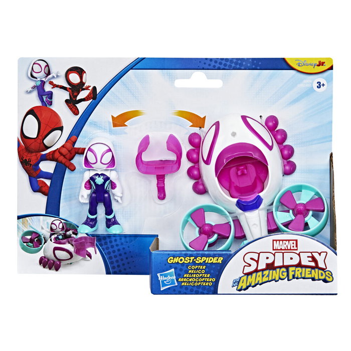 Hasbro Ghost Spider y Helicóptero Spidey Marvel Hasbro Ghost Spider y Helicóptero Spidey Marvel