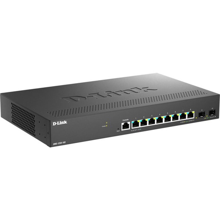 D-Link DMS-1250-10S/E Switch Gestionado con 8 Puertos 2.5G y 2 SFP+ 10G D-Link DMS-1250-10S/E Switch Gestionado con 8 Puertos 2.5G y 2 SFP+ 10G